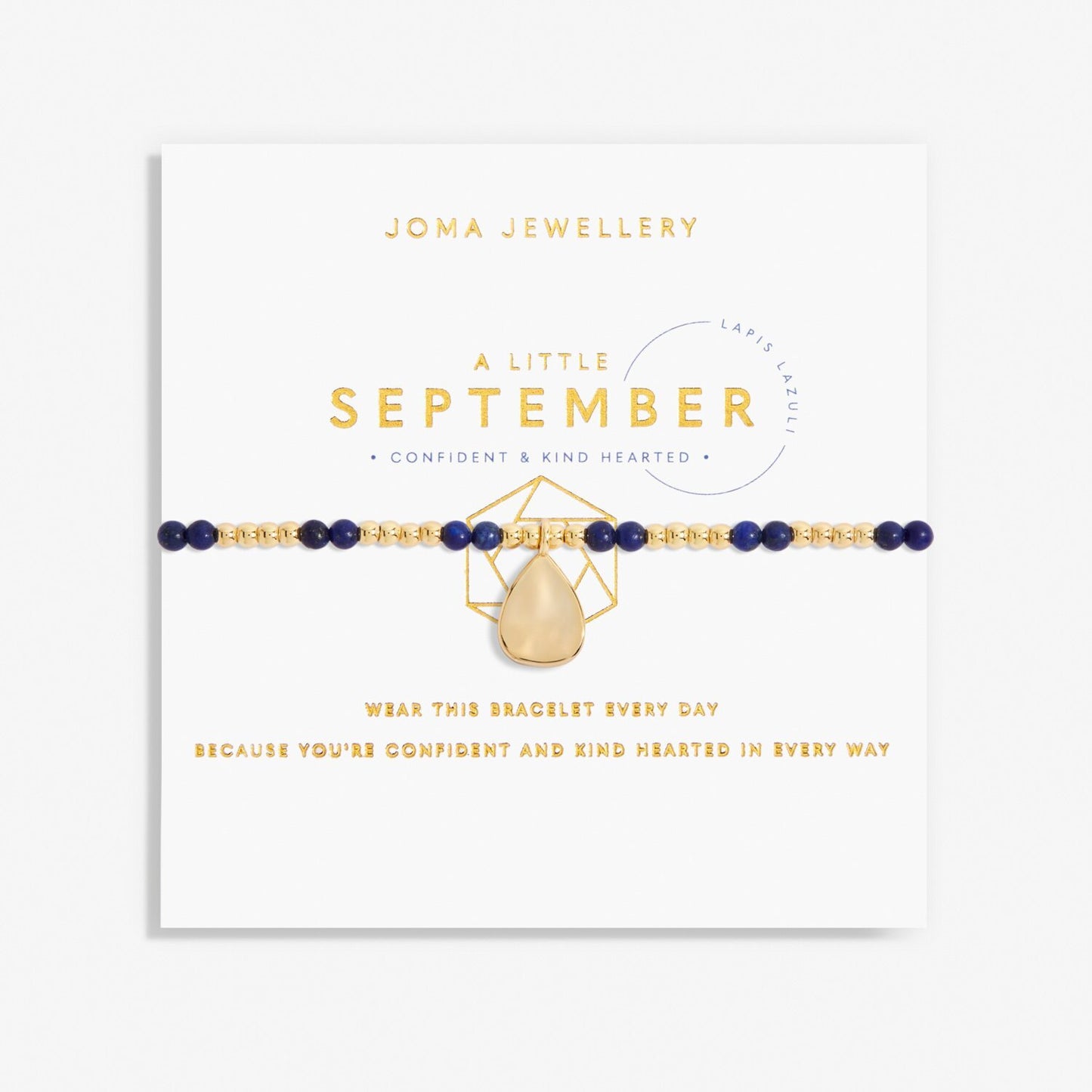 Joma Jewellery A Little Birthstone September Gold-plated Bracelet