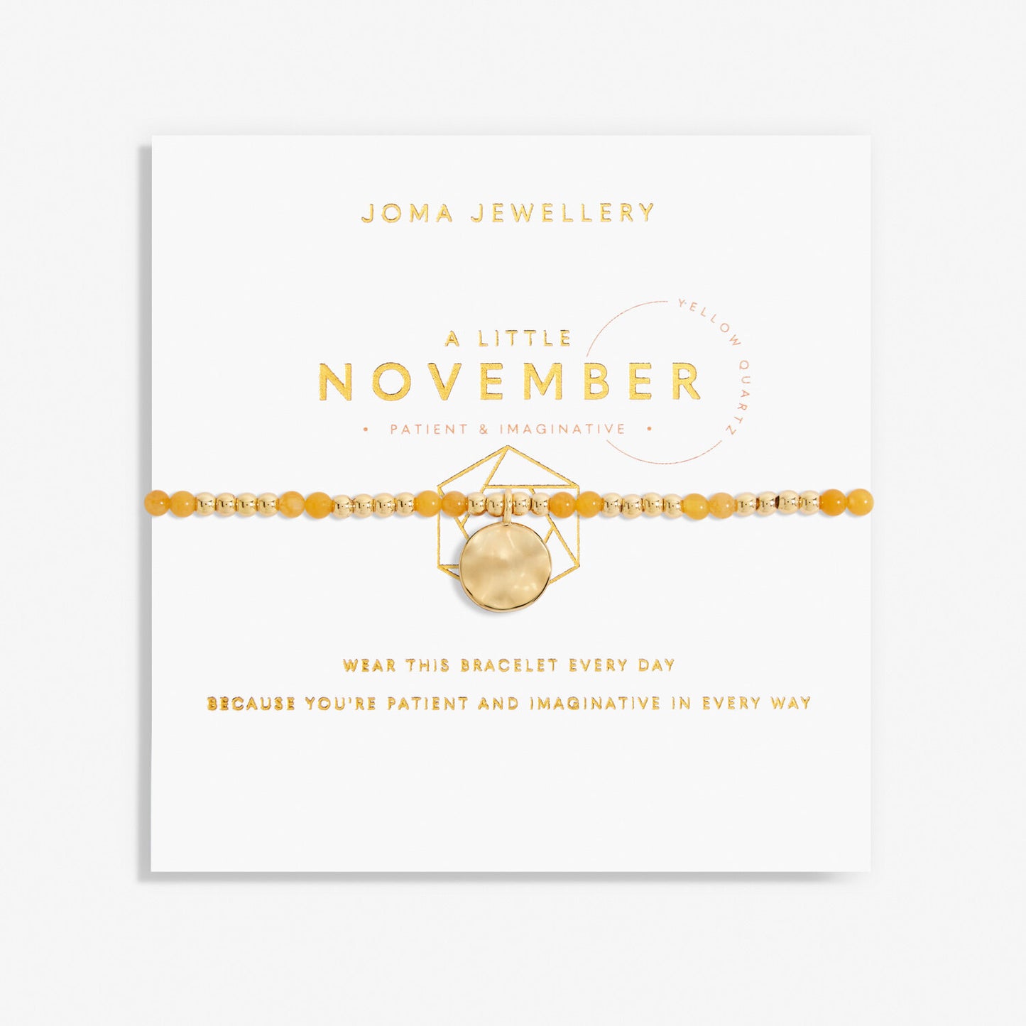 Joma Jewellery A Little November Birthstone Bracelet