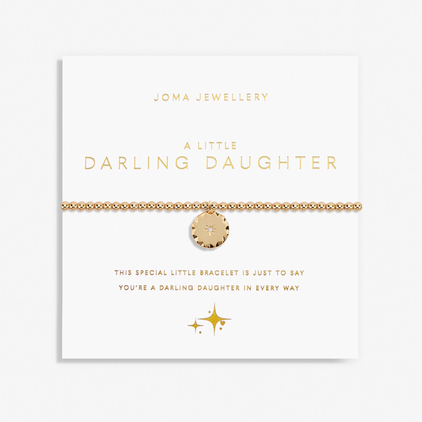 Joma Jewellery A Little Gold Darling Daughter Bracelet