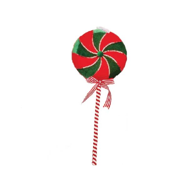 Three Kings 45cm LolliCandy Swirl – Red/Green
