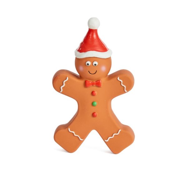 Zoon Dog Toy Latex Gingerbread Man