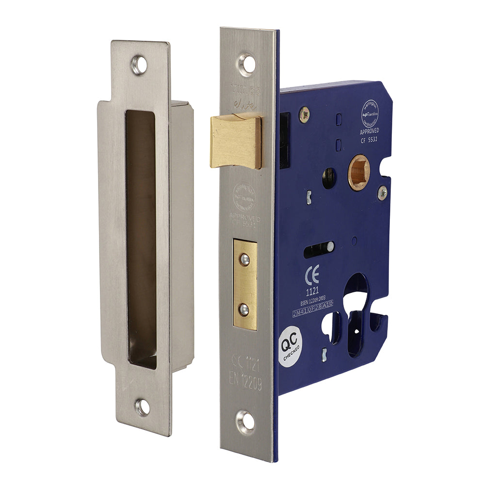 Timco Euro Sashlock - Satin Nickel