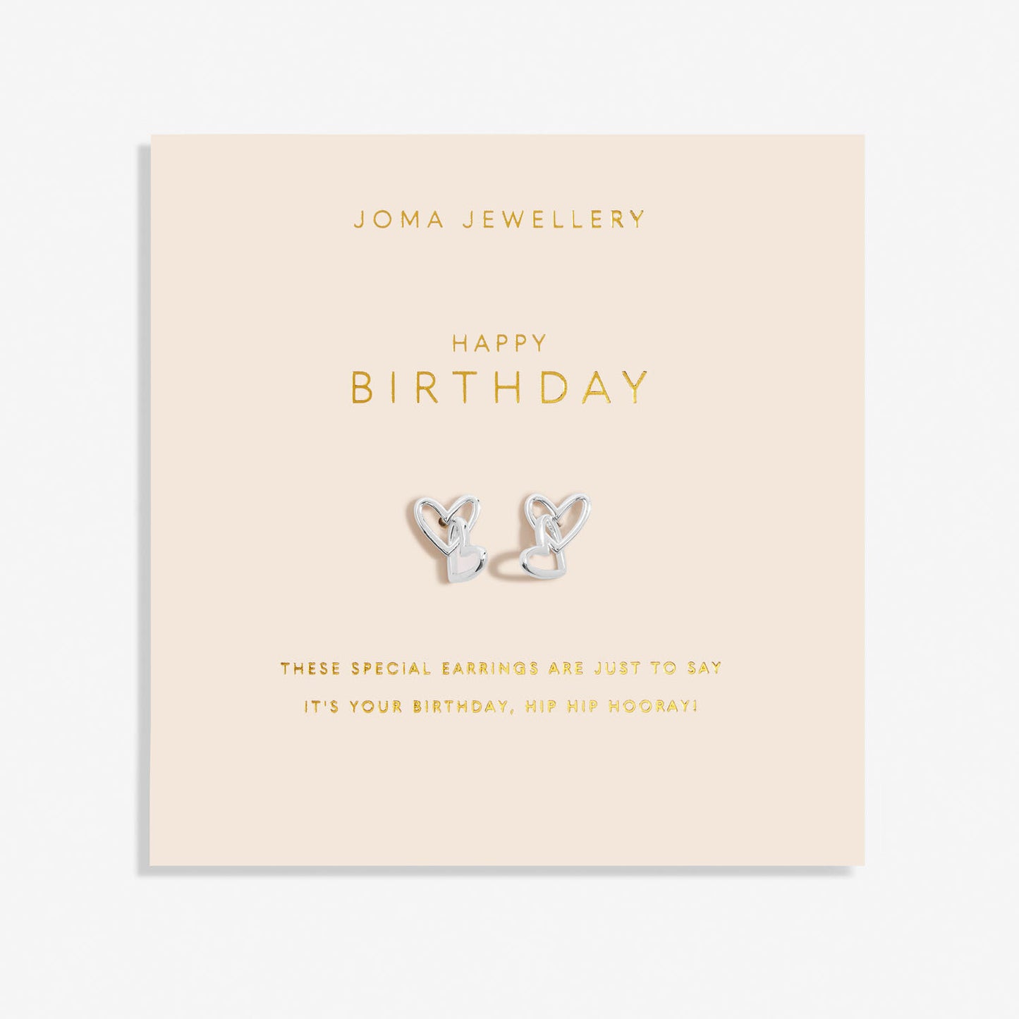 Joma Jewellery Forever Yours Happy Birthday Earrings