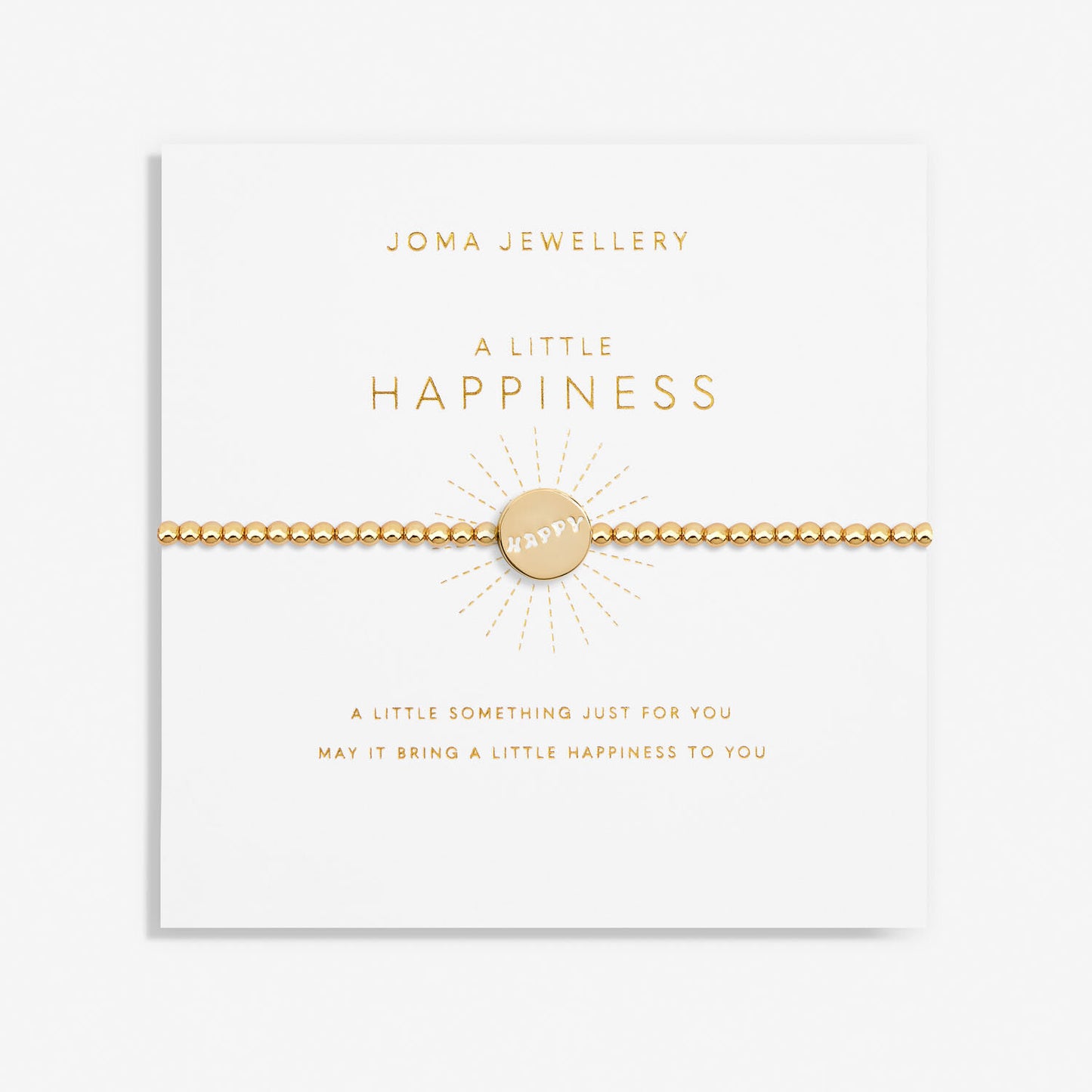Joma Jewellery A Little Gold Happiness Bracelet