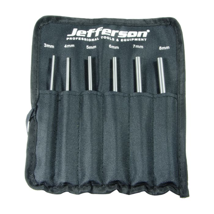 Jefferson 6 Piece Parallel Pin Punch Set