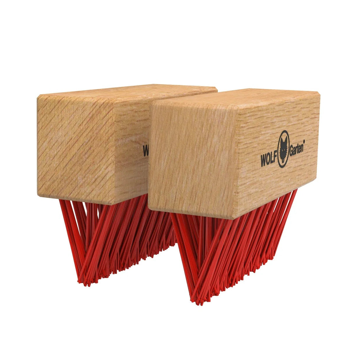 Wolf Garten Multi-Change Plastic Weeding Brush Twin Pack replacement heads for patio cleaning