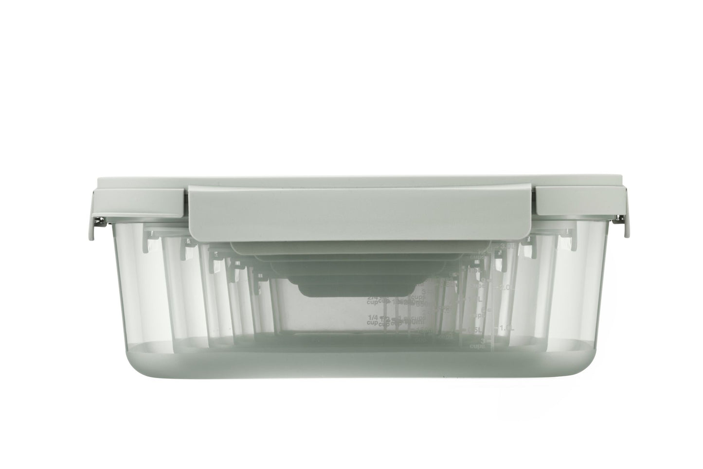 LocknLock 5 Piece Sage NestnLock Storage Container Set