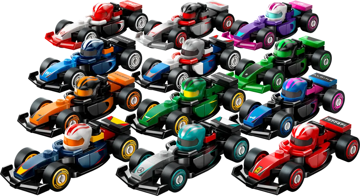 Lego Minifigures F1 Collectible Race Cars 71049