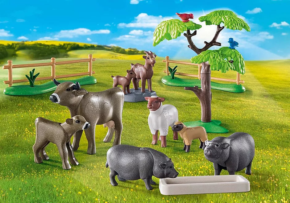 Playmobil Country Animal Set with Paddock