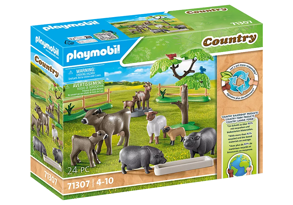 Playmobil Country Animal Set with Paddock Sam Turner Sons