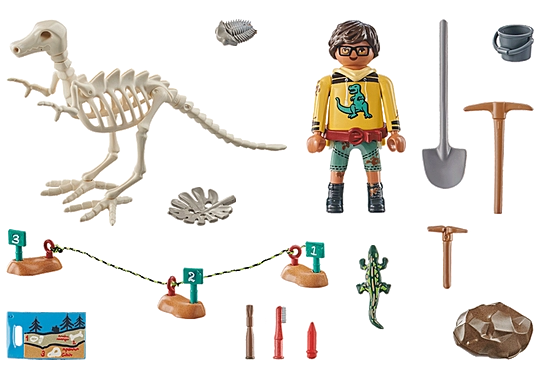 Playmobil Dinos Archaeological Dig with Dinosaur Skeleton