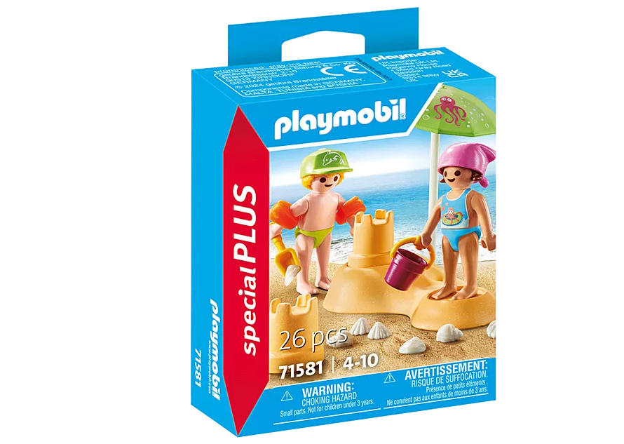 Playmobil Special Plus Kids with Sand Castle Sam Turner Sons