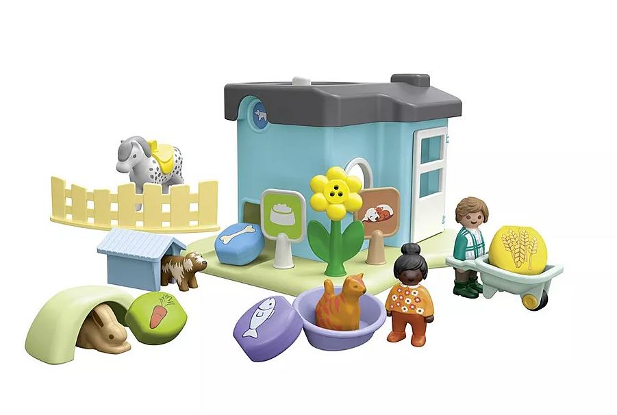 Playmobil Junior Animal Home with Treat Dispenser