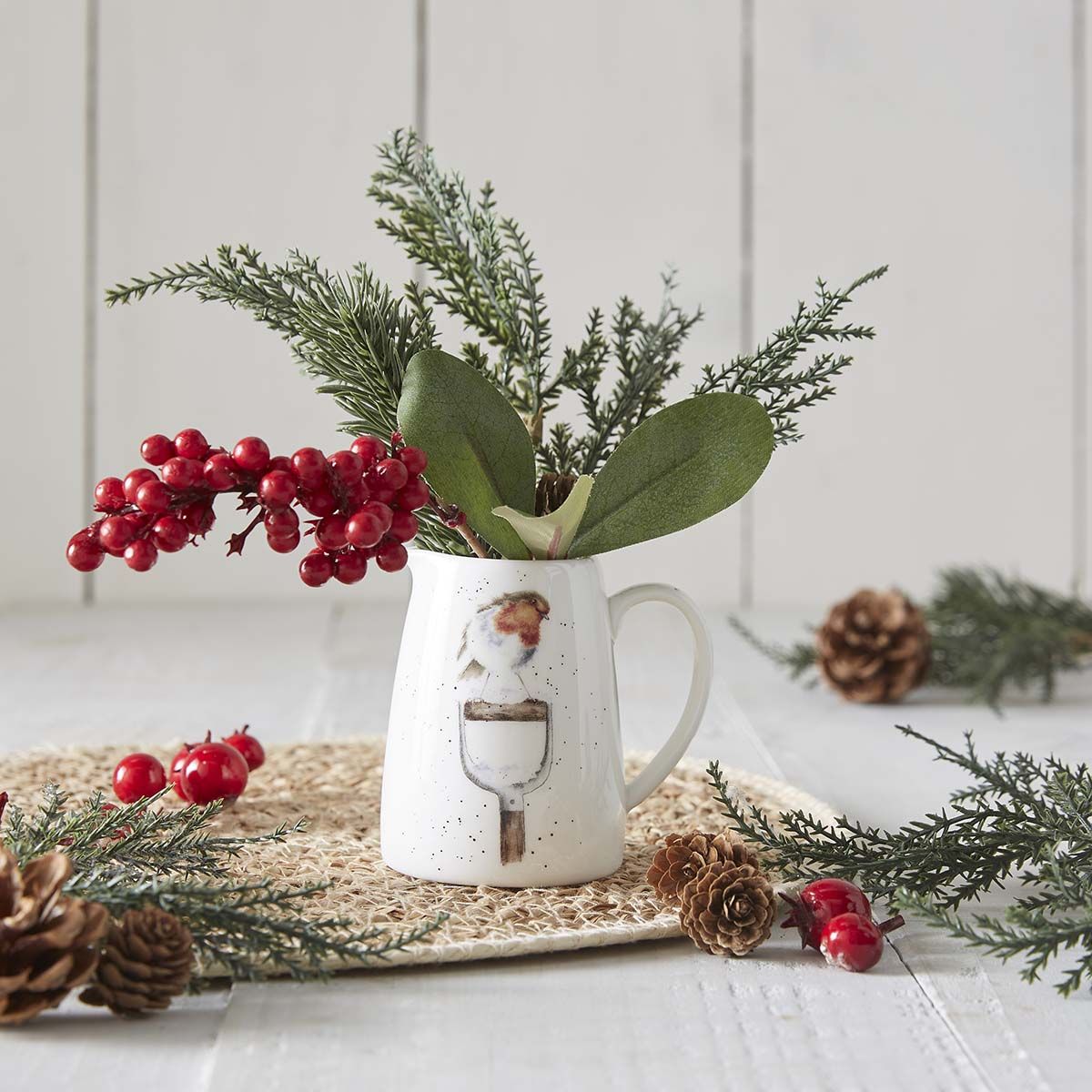 Wrendale Posy Jug (Robin)