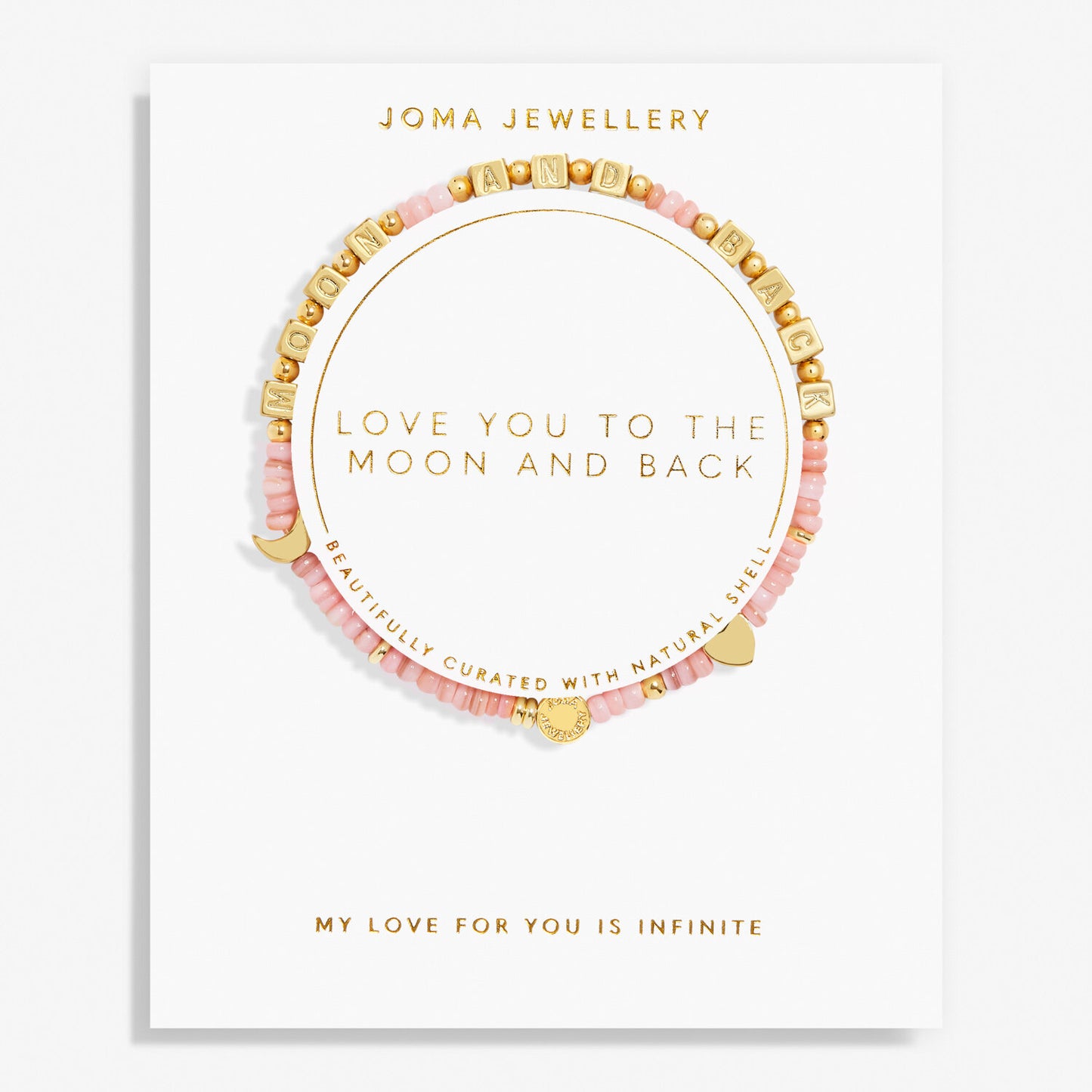 Joma Jewellery Happy Little Moments Love You To The Moon And Back Bracelet