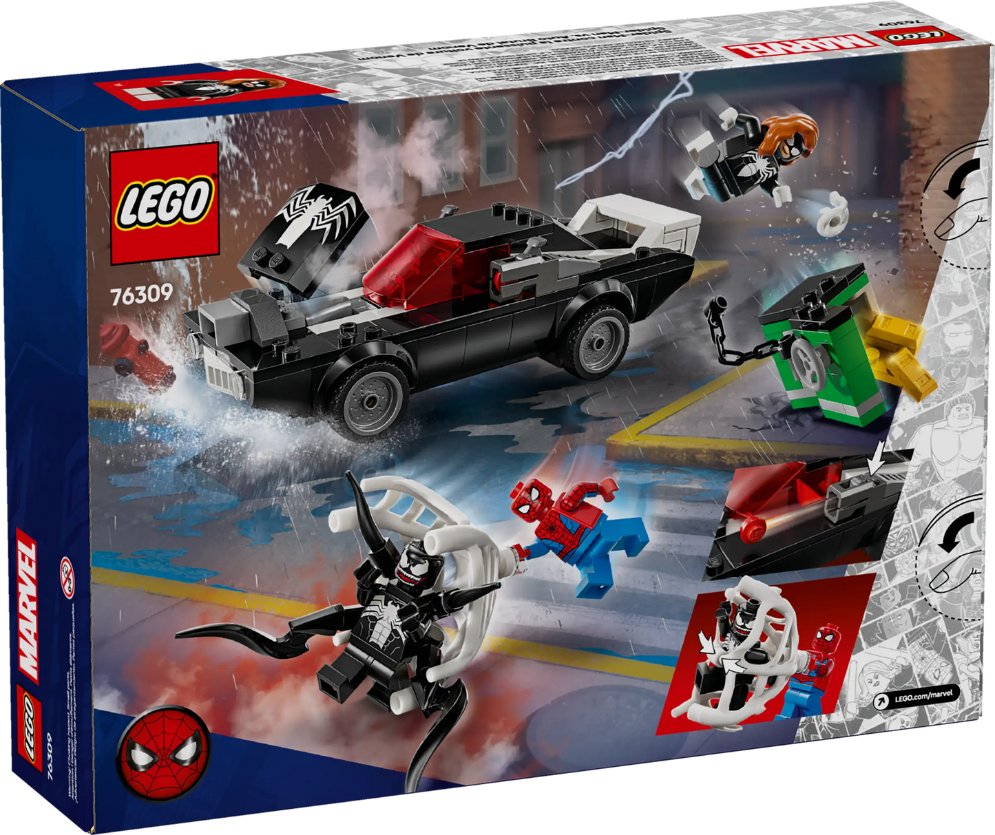Lego Marvel Spider-Man vs. Venom Muscle Car 76309