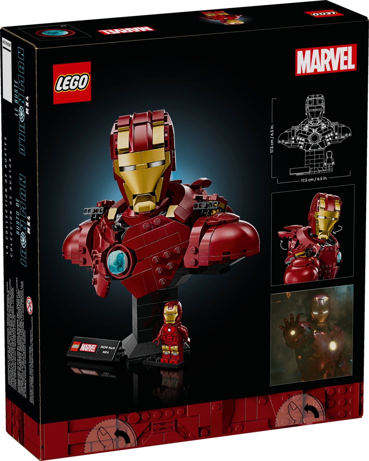 Lego MARVEL Iron Man MK4 Bust 76327