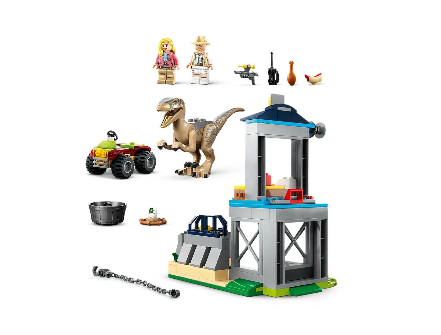 Lego Jurassic World Velociraptor Escape 76957