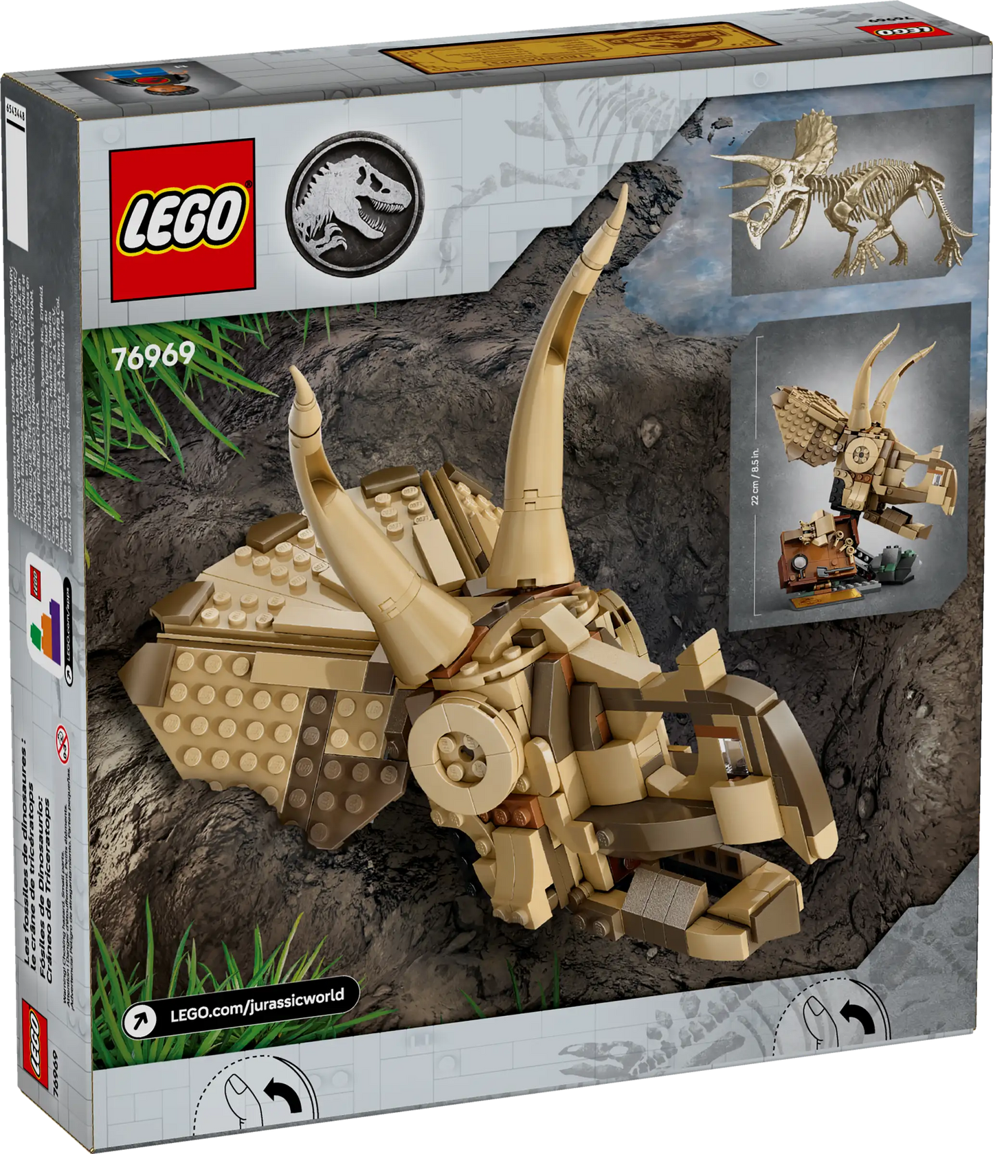 Lego Jurassic World Dinosaur Fossils: Triceratops Skull 76969