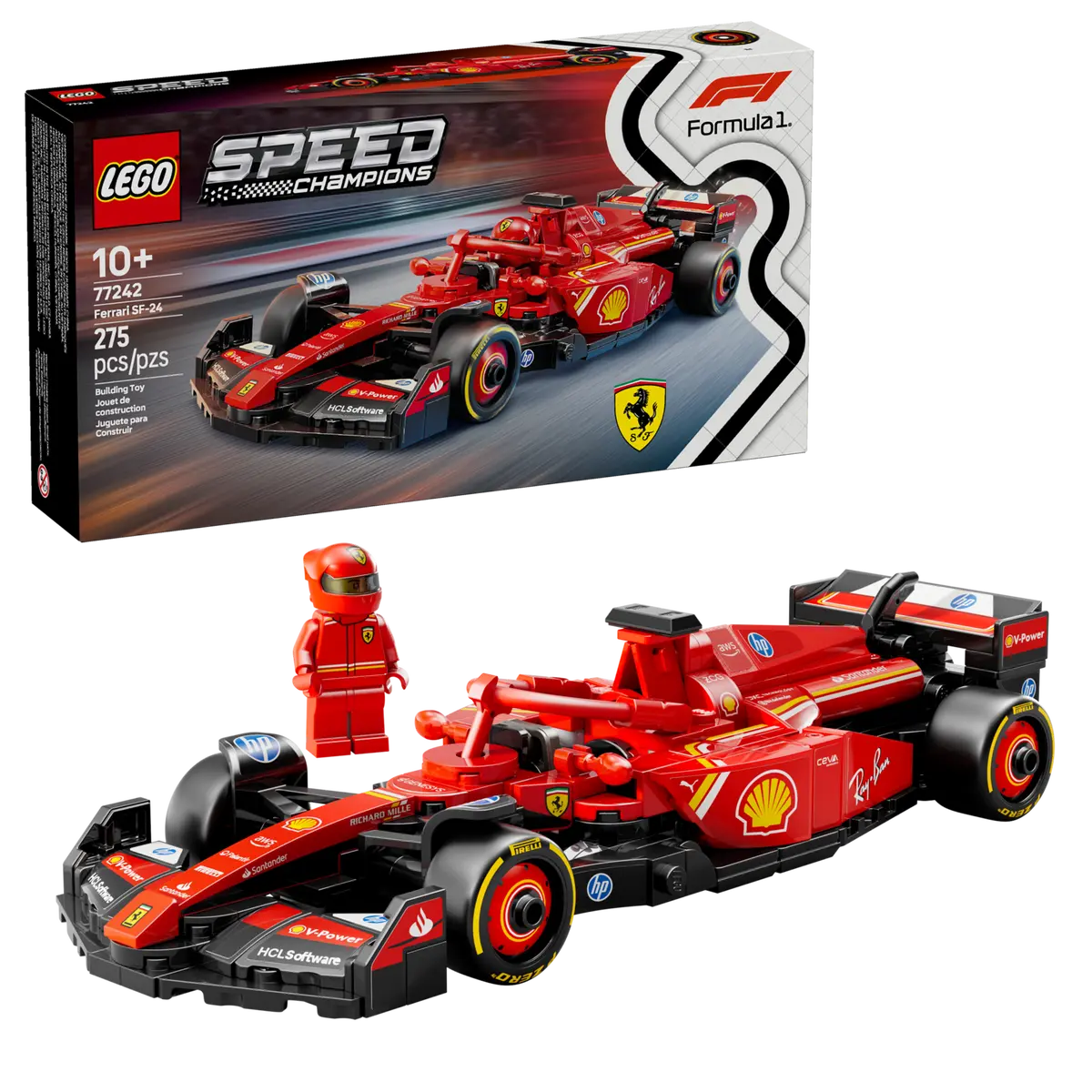 Lego Speed Champions Ferrari SF-24 F1 Race Car 77242 – Sam Turner