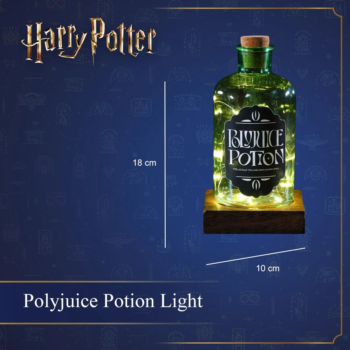 NOMA Harry Potter Polyjuice Potion illuminated LED bottle decorative light