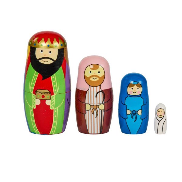 Nativity Secret! 4 in 1 Festive Figurines