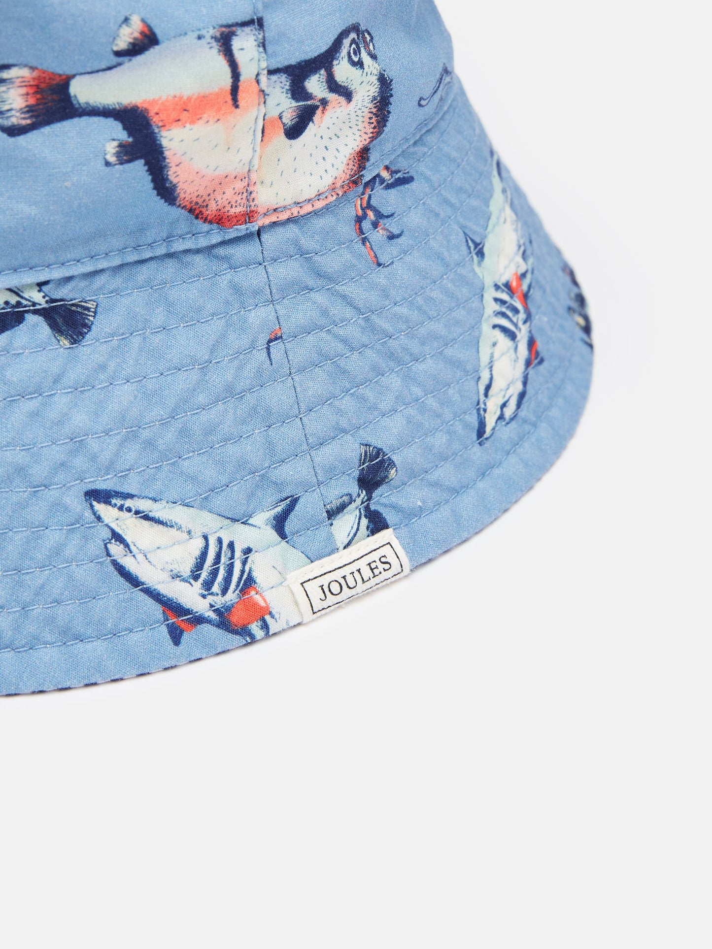 Joules Bayley Reversible Fish Bucket Hat