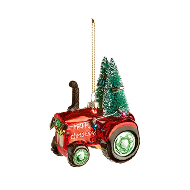 Premier Glass Red Tractor