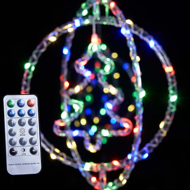 Smart Garden Tree Rings Multi Coloured 30cm LED light illuminated indoors