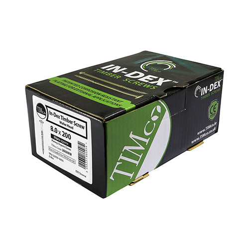 Timco Wafer Head Exterior Green Timber Screws