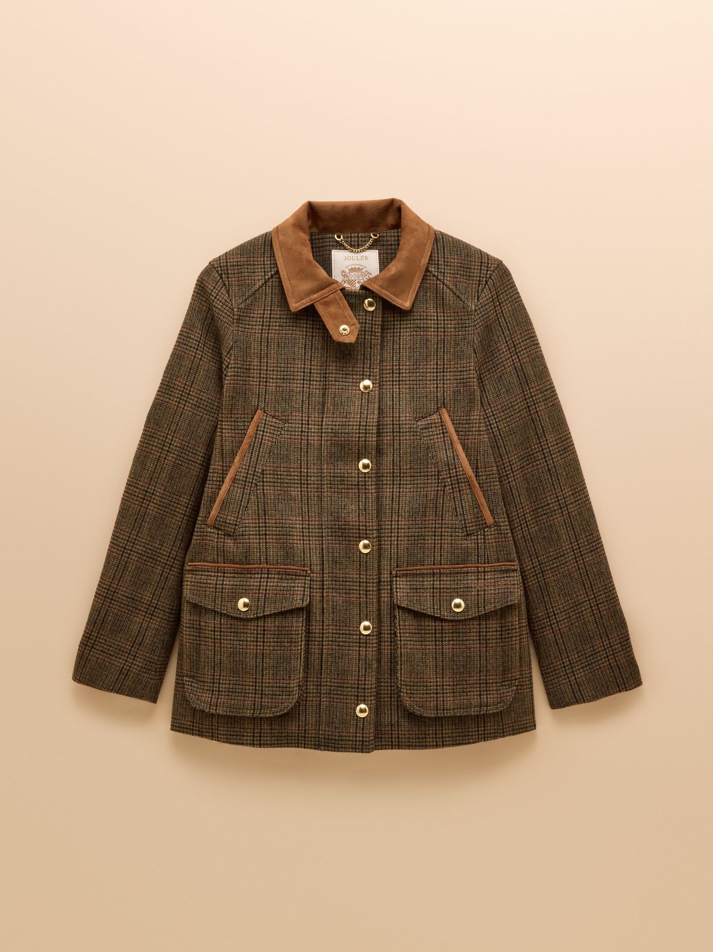 Joules Contemporary Tweed Fieldcoat Coat