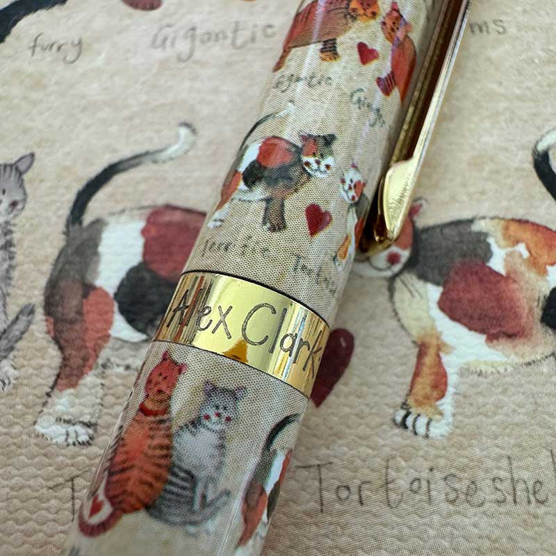 Alex Clark Marvellous Moggies Ballpoint Pen