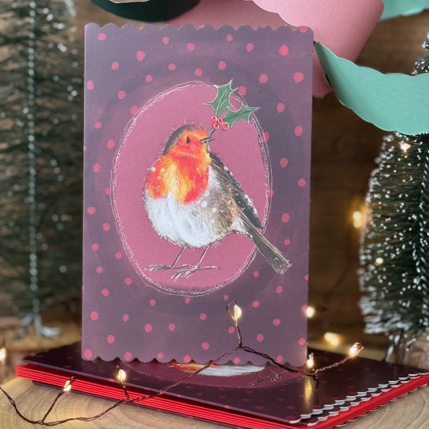 Alex Clark Robin & Holly Doodles Card Pack