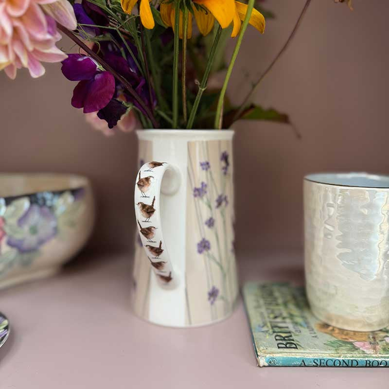 Alex Clark Wren and Verbena Jug