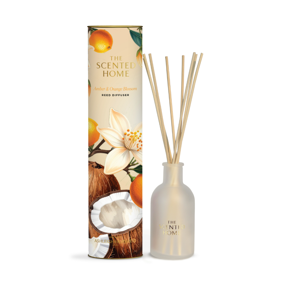 Ashleigh & Burwood Scented Home White Amber & Orange Blossom Reed Diffuser 150ml