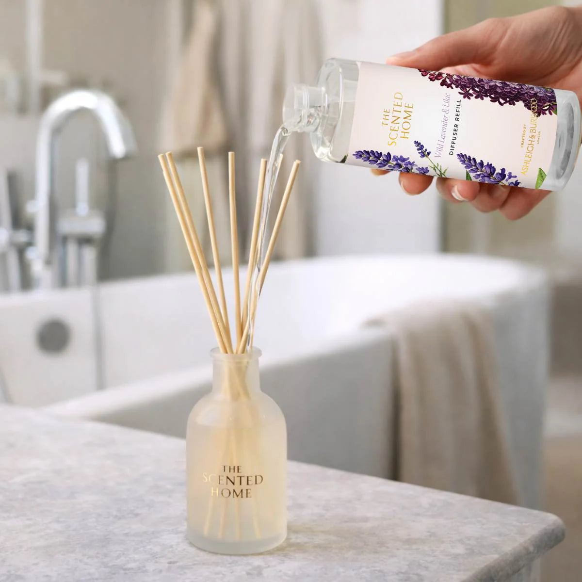 Ashleigh & Burwood Wild Lavender & Lilac Reed Diffuser Refill