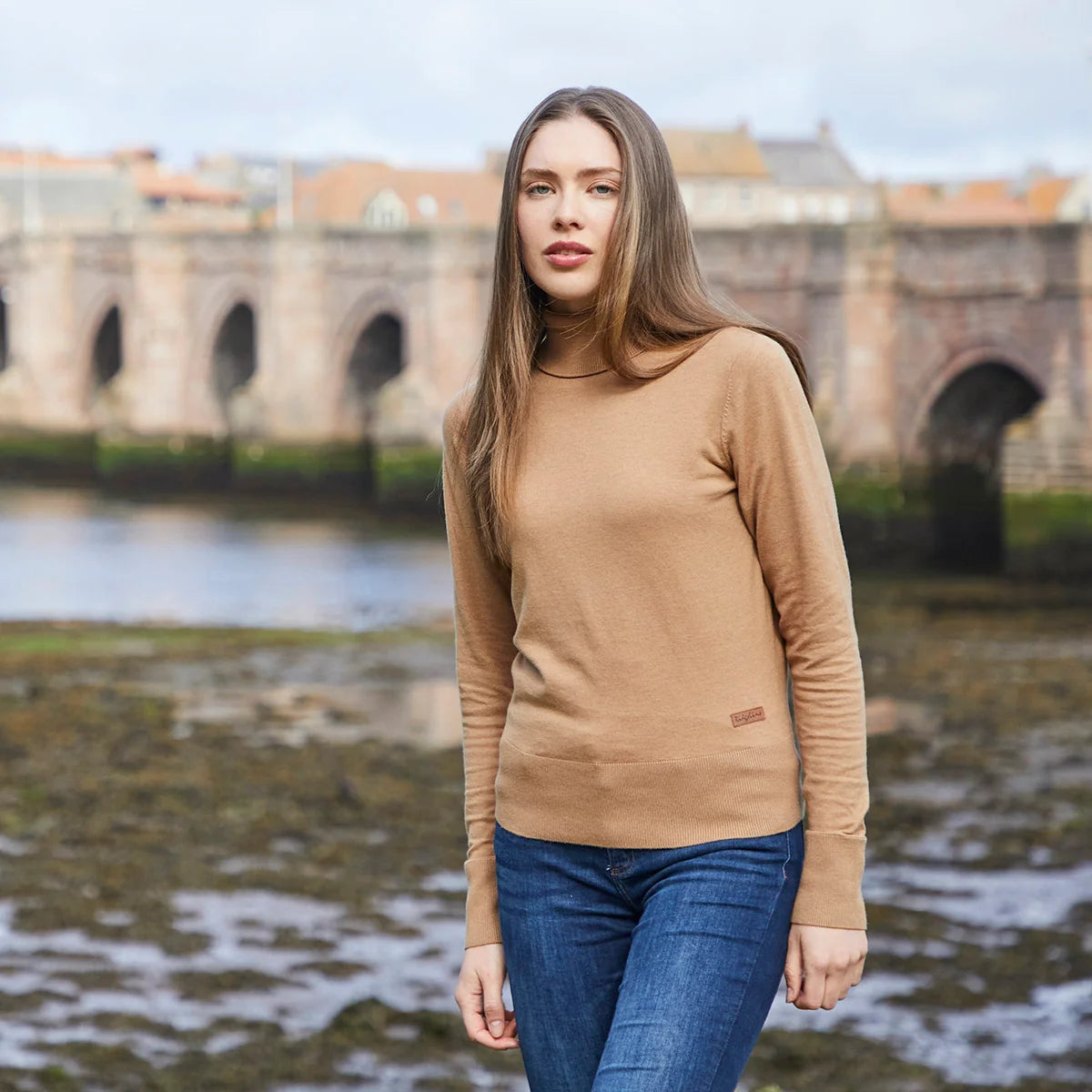 Ridgeline Women's Melford Knit Roll Neck Jumper