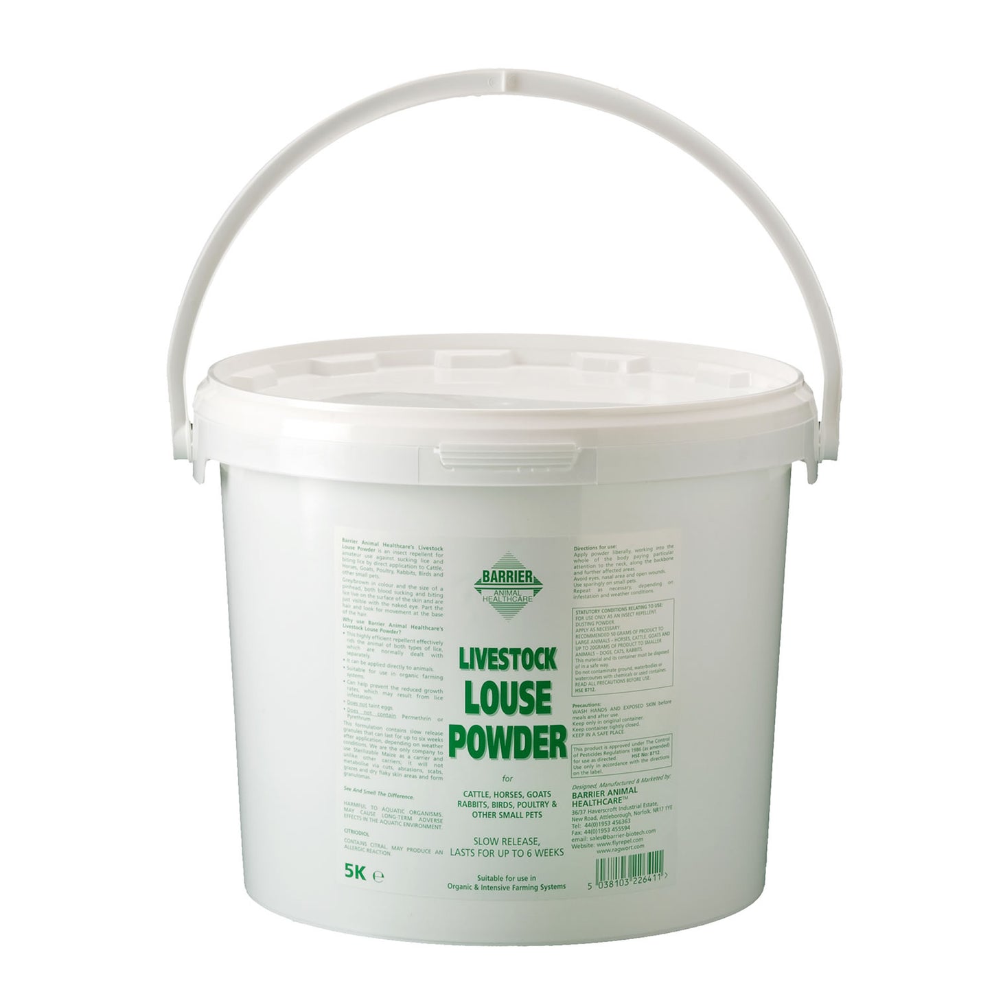 Barrier Livestock Louse Powder