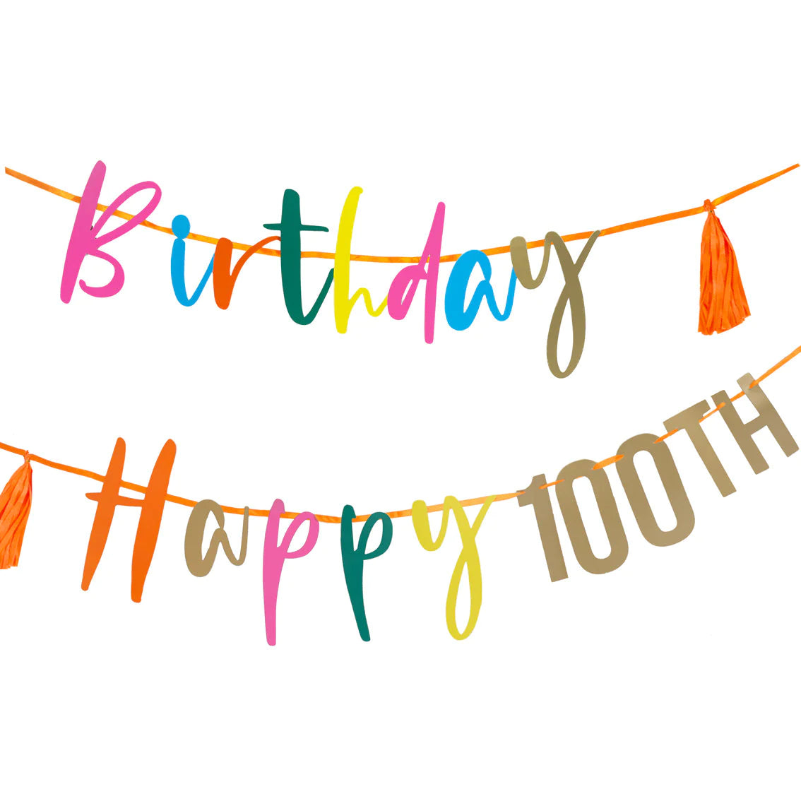 Talking Tables Customisable Numbers Happy Birthday Garland
