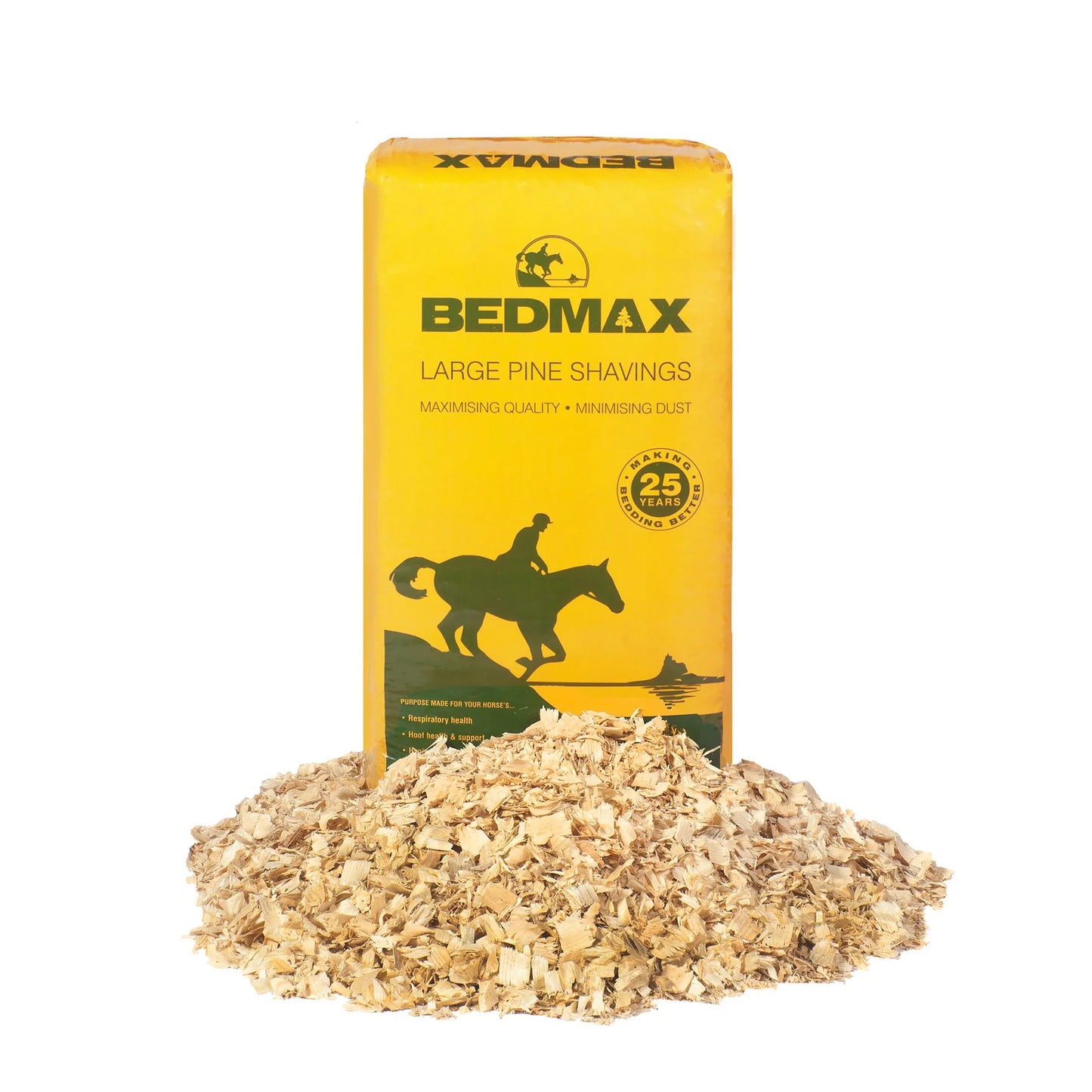 Bedmax Large Flake Pine Shavings Horse Bedding 18kg