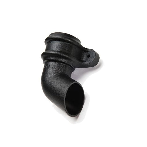 68mm Round Downpipe Handed Shoe with Lugs Right Hand BR214RCI