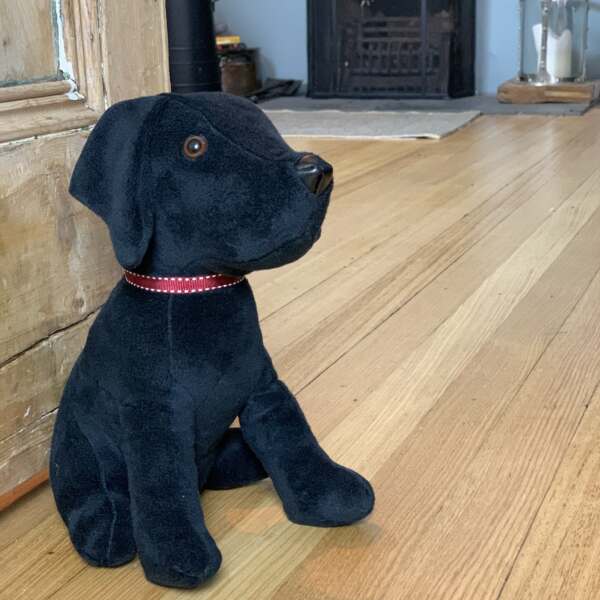 Samuel Lamont Black Labrador Pup Door Stop