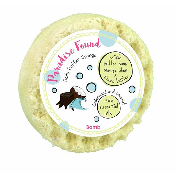 Bomb Cosmetics Paradise Found Body Buffer Sponge