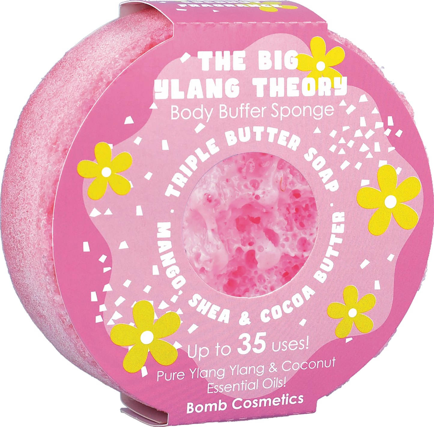 Bomb Cosmetics The Big Ylang Theory Body Buffer Sponge