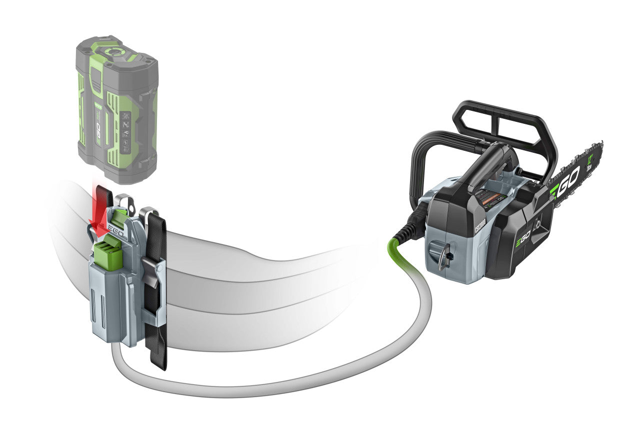 EGO ABH3000 Professional-X Battery Holster, Cable and Arborist's Strap