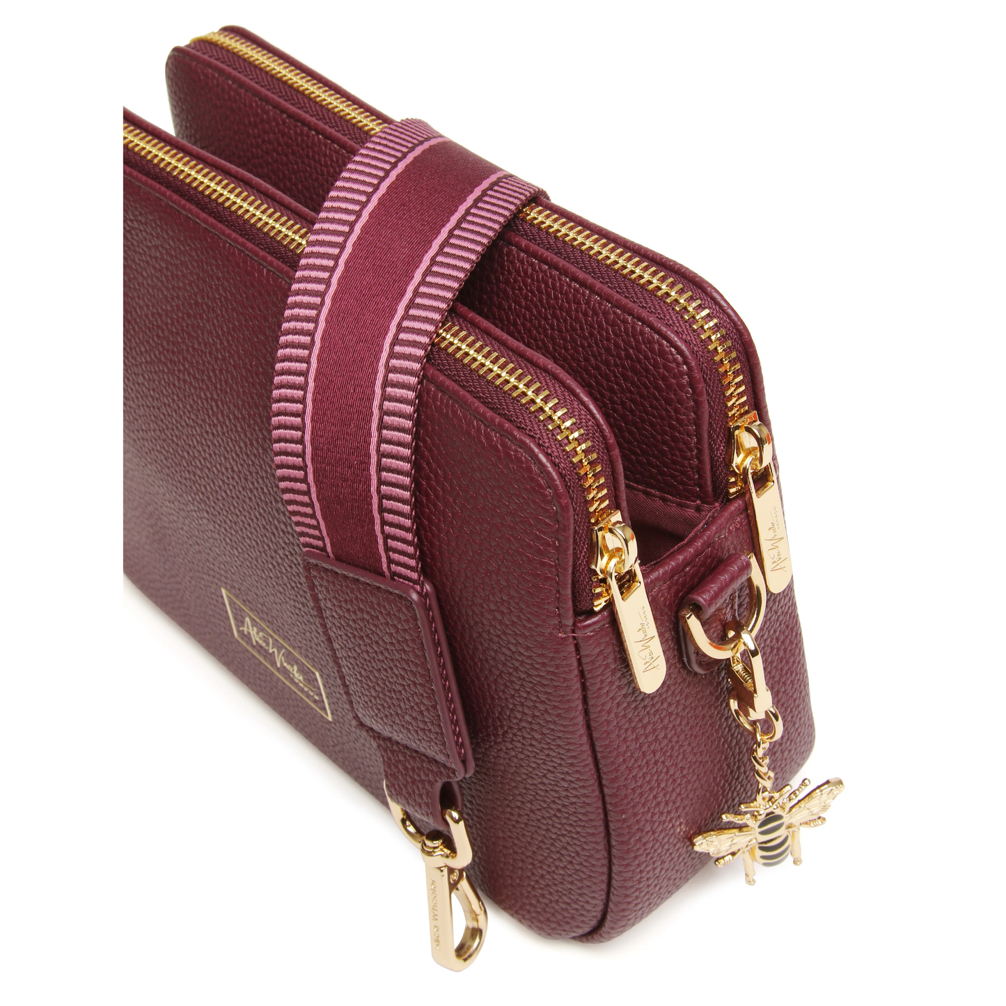 Alice Wheeler Kensington Cross Body Bag Double Zip