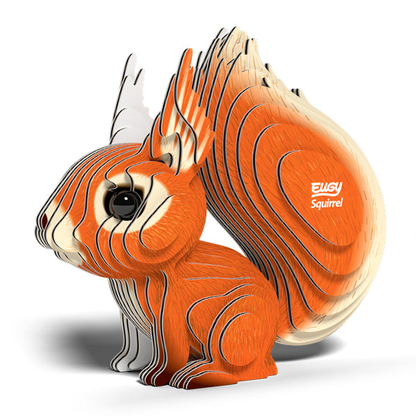 EUGY Squirrel 3D Card Model Kit