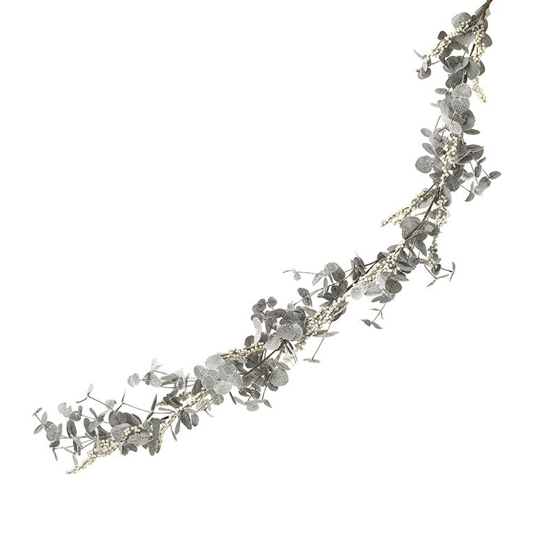 Heaven Sends White Foliage Leaf Garland Christmas Decoration