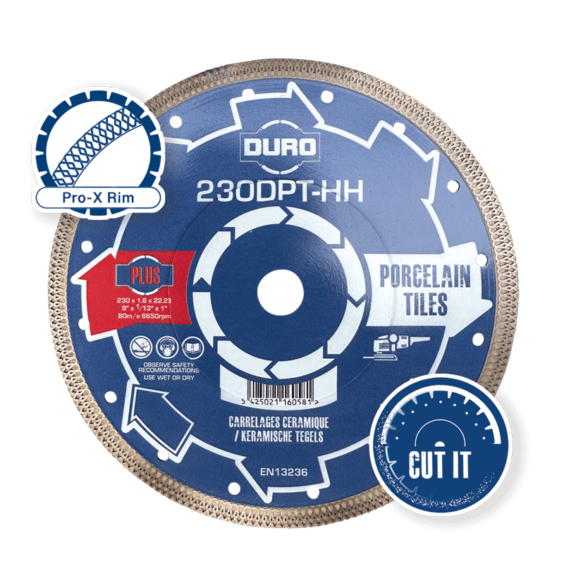 Duro DPT-HH / DPT Porcelain Tile Diamond Blade