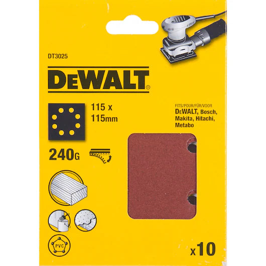 DeWalt Sand Sheet 1/4 240G